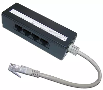Сплиттер 1 на 4 RJ-45 (TWT-4U1)