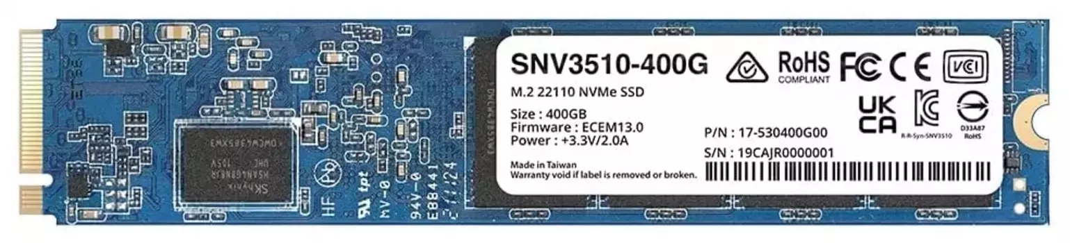 SSD жесткий диск M.2 22110 400GB SNV3510-400G SYNOLOGY