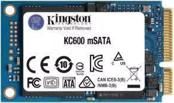 SSD жесткий диск MSATA 256GB KC600 SKC600MS/256G KINGSTON