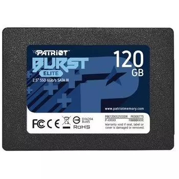 SSD жесткий диск SATA2.5" 120GB BURST E PBE120GS25SSDR PATRIOT