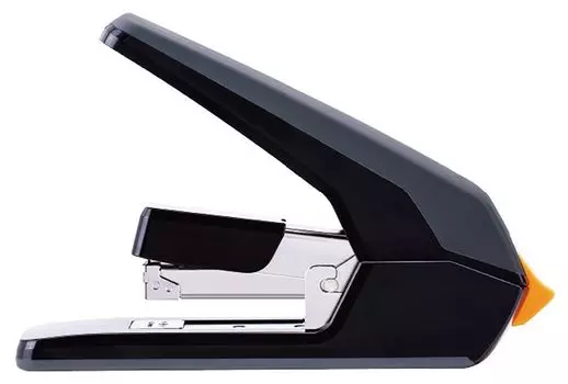 Степлер настольный Deli E0465BLACK Expert 24/6 26/6 23/6 23/8 23/10 (60листов) снижение усилия черный 100скоб коробка