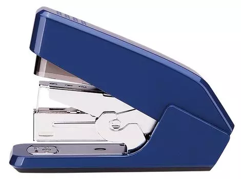 Степлер настольный Deli E0466blue Pro 24/6 26/6 (30листов) снижение усилия синий 50скоб закрытый/открытый коробка