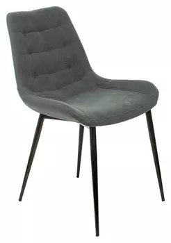 Стул для кухни Бюрократ KF-6 металл черный на ножках (KF-6/ALFA44)