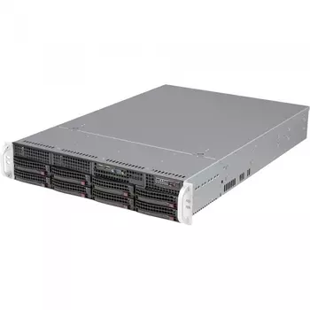 SuperMicro CSE-825TQC-R740WB Серверный корпус с возможностью размещения 8 накопителей форм-фактора 3,5". 2U Rackmount 40 x 76 x 336 мм
