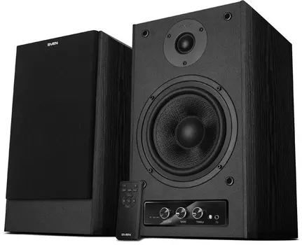SVEN MC-30, чёрный, акустическая система 2.0, мощность 2x100Вт (RMS), пульт ДУ, Bluetooth, Optical Sven SV-018894