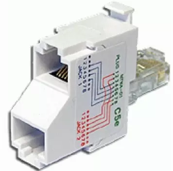 T-адаптер, 2 телефонных порта (TWT-T-U2-U2)