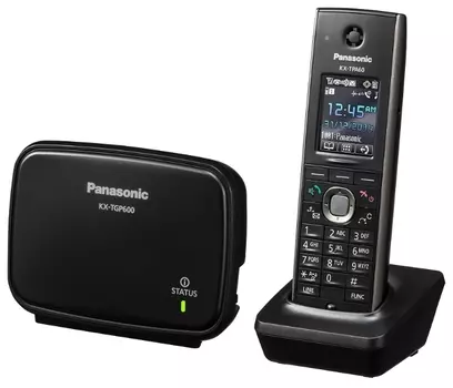 Телефон SIP Panasonic KX-TGP600RUB черный