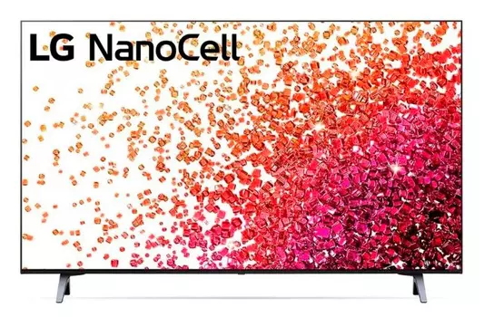 Телевизор LED LG 50" 50NANO756QA.ADKG NanoCell черный Ultra HD 60Hz DVB-T DVB-T2 DVB-C DVB-S DVB-S2 USB WiFi Smart TV (RUS)