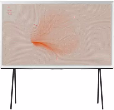 Телевизор QLED Samsung 43" QE43LS01BAUXCE The Serif белый 4K Ultra HD 60Hz DVB-T2 DVB-C DVB-S2 USB WiFi Smart TV (RUS)
