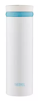 Термос для напитков Thermos JNO-500-PRW 0.5л. белый/голубой картонная коробка (934215)