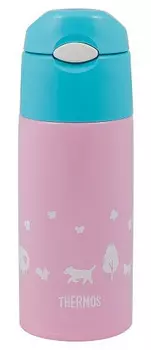 Термос Thermos FHL-401F LP 0.4л. розовый/голубой с чехлом (320148)