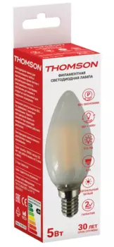 THOMSON LED FILAMENT CANDLE 5W 515Lm E14 4500K FROSTED