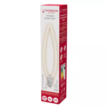 THOMSON LED FILAMENT DECO CANDLE 4W 400Lm E14 2700K Frosted
