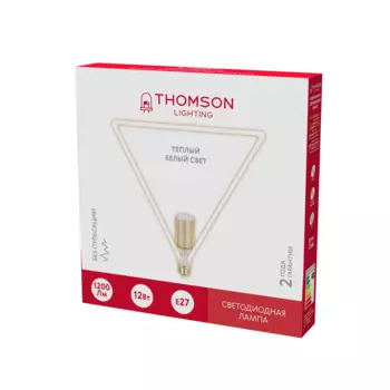 THOMSON LED FILAMENT DECO TRIANGLE-3 12W 1200Lm E27 2700K Frosted