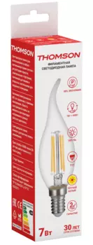 THOMSON LED FILAMENT TAIL CANDLE 7W 695Lm E14 2700K TH-B2075