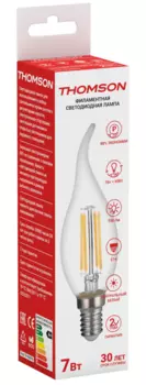 THOMSON LED FILAMENT TAIL CANDLE 7W 730Lm E14 4500K TH-B2076