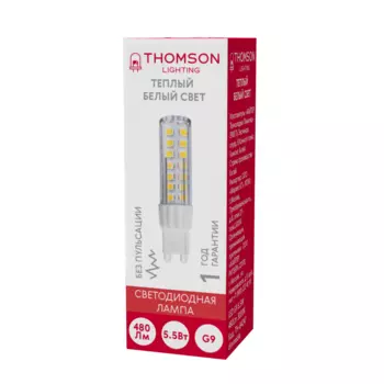 THOMSON LED G9 5.5W 480Lm 3000K dimmable