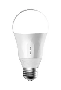 TP-Link LB100 Умная светодиодная Wi-Fi лампа A19, 220-240В/50Гц, 2700 K (с регулировкой яркости), не требуется концентратор, эквивалентно 50 Вт, 2,4 Гц, поддержка стандартов 802.11b/g/n, функционирует с мобильным приложением TP-LINK Kasa (для Android и iO