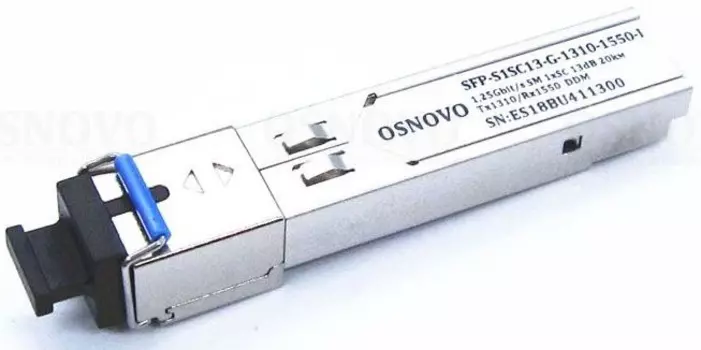 Трансивер OSNOVO SFP-S1SC13-G-1310-1550-I