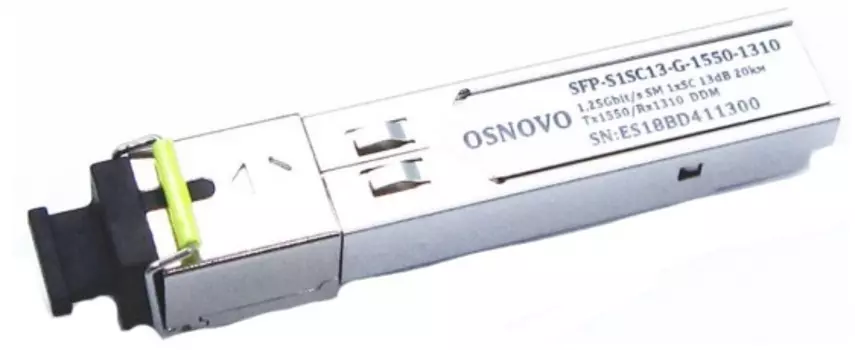 Трансивер OSNOVO SFP-S1SC13-G-1550-1310-I