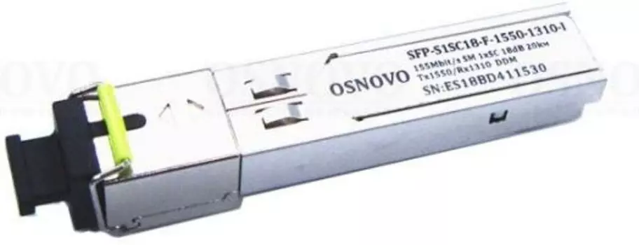 Трансивер OSNOVO SFP-S1SC18-F-1550-1310-I