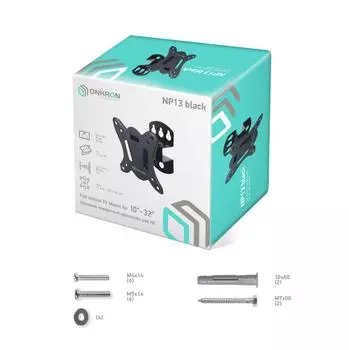 ТВ кронштейн /10-32" NP13 BLACK ONKRON