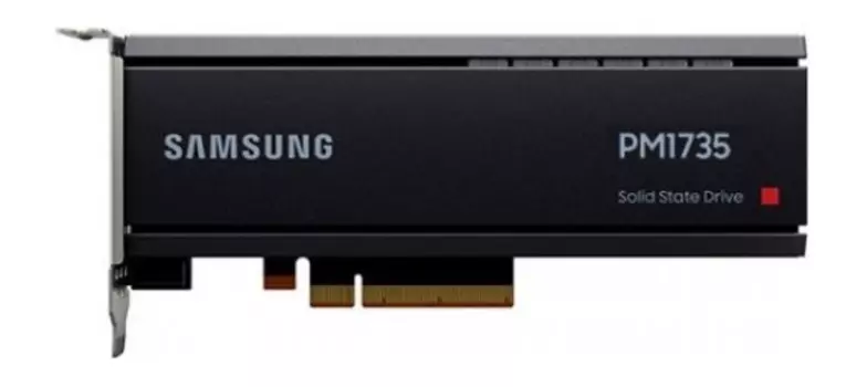 Твердотельный накопитель Samsung Enterprise SSD, HHHL, PM1735, 12800GB, NVMe, PCIe Gen4, R8000/W3800Mb/s, IOPS(R4K) 1500K/250K, MTBF 2M, 3DWPD, OEM, 5 years, (analog MZPLL12THMLA-00005) (MZPLJ12THALA-00007)