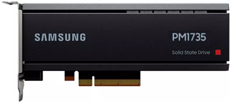 Твердотельный накопитель Samsung Enterprise SSD, HHHL, PM1735, 3200GB, NVMe, PCIe Gen4, R8000/W3800Mb/s, IOPS(R4K) 1500K/250K, MTBF 2M, 3DWPD, OEM, 5 years, (analog MZPLL3T2HAJQ-00005) (MZPLJ3T2HBJR-00007)