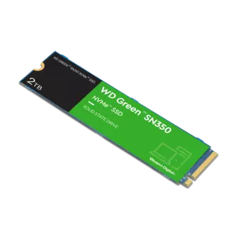 Твердотельный накопитель SSD WD Green SN350 NVMe WDS200T3G0C 2ТБ M2.2280 (QLC)
