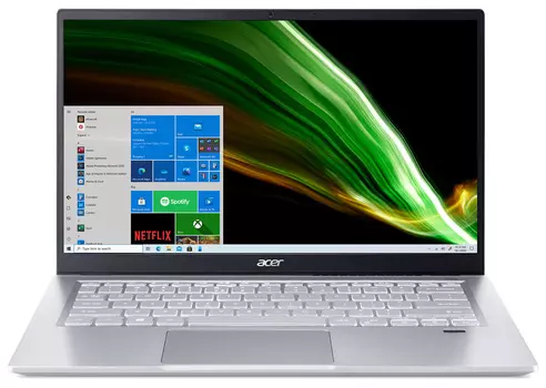 Ультрабук Acer Swift 3 SF314-511-5539 Core i5 1135G7 8Gb SSD512Gb Intel Iris Xe 14" IPS FHD (1920x1080) Windows 11 silver WiFi BT Cam