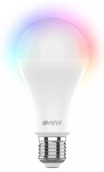 Умная цветная LED лампочка HIPER IoT A65 RGB (IoT A65 RGB)