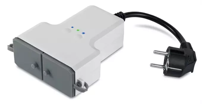 Умная защищенная от воды IP55 двойная розетка, 3.6кВт, HIPER IoT Panel E02 (IoT Panel E02)
