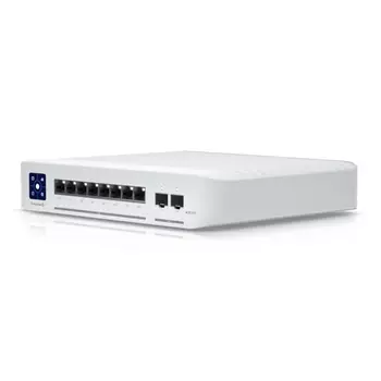 UniFi Switch Enterprise 8 PoE [USW-Enterprise-8-PoE] Ubiquiti PoE-коммутатор в стойку, 8х 2.5G RJ45, 2х 10G SFP+, раздача 120 Вт