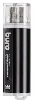 Устройство чтения карт памяти USB2.0 Buro BU-CR-3101 черный