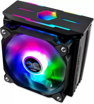 Устройство охлаждения(кулер) Zalman CNPS10X Optima II Black RGB Soc-AM4/AM3+/1150/1151/1200/2011/2066 4-pin 17-27dB Al+Cu 180W 740gr LED Ret