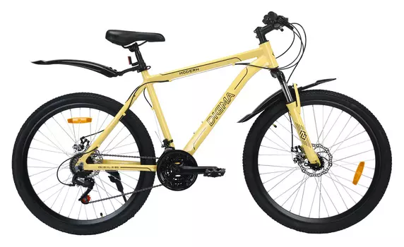 Велосипед Digma Modern горный рам.:16" кол.:26" бежевый 15.25кг (MODERN-26/16-AL-S-BG)