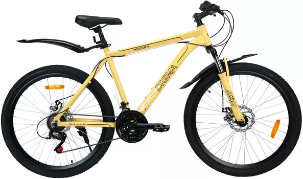 Велосипед Digma Modern горный рам.:19" кол.:26" бежевый 15.26кг (MODERN-26/19-AL-S-BG)