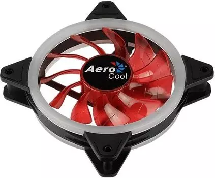 Вентилятор Aerocool Rev Red 120x120mm 3-pin 15dB 153gr LED Ret