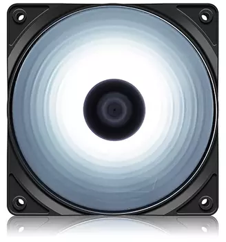 Вентилятор DEEPCOOL RF120W 120x120x25мм (96шт./кор, LED White подсветка, 1300об/мин) Retail (RF120W)