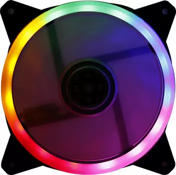 Вентилятор Digma DFAN-FRGB3 3-pin 4-pin(Molex)24dB 160gr LED Ret