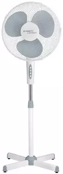 Вентилятор напольный Scarlett SC-SF111B20 35Вт скоростей:3 белый/серый
