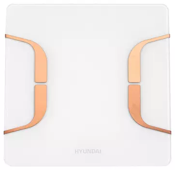 Весы напольные электронные Hyundai H-BS03871 макс.180кг белый