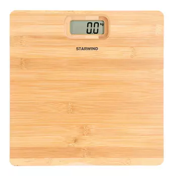 Весы напольные электронные Starwind SSP6070 макс.180кг бамбук