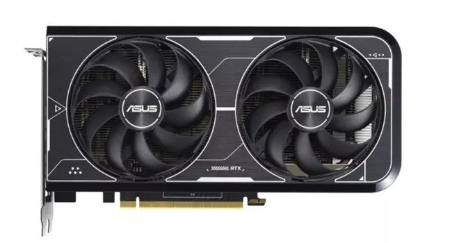 Видеокарта Asus PCI-E 4.0 DUAL-RTX3060TI-O8GD6X NVIDIA GeForce RTX 3060Ti 8192Mb 256 GDDR6 1710/14000 HDMIx2 DPx3 HDCP Ret
