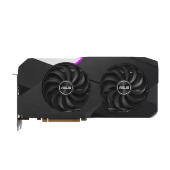 Видеокарта Asus PCI-E 4.0 DUAL-RX6700XT-O12G AMD Radeon RX 6700XT 12288Mb 192 GDDR6 2424/16000 HDMIx1 DPx3 HDCP Ret