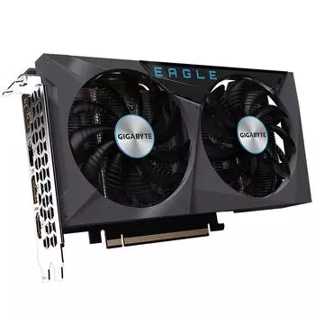 Видеокарта Gigabyte PCI-E 4.0 GV-N3050EAGLE-8GD NVIDIA GeForce RTX 3050 8192Mb 128 GDDR6 1837/15000 HDMIx1 DPx3 HDCP Ret