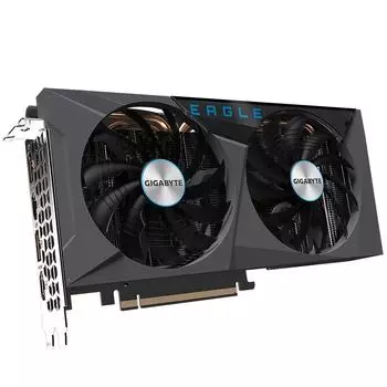Видеокарта Gigabyte PCI-E 4.0 GV-N3060EAGLE-12GD 2.0 NVIDIA GeForce RTX 3060 12288Mb 192 GDDR6 1777/15000 HDMIx2 DPx2 HDCP Ret