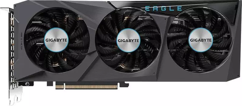 Видеокарта Gigabyte PCI-E 4.0 GV-N3070EAGLE-8GD 2.0 LHR NVIDIA GeForce RTX 3070 8192Mb 256 GDDR6 1725/14000/HDMIx2/DPx2/HDCP Ret