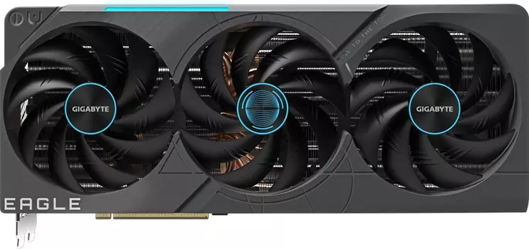 Видеокарта Gigabyte PCI-E 4.0 GV-N4080EAGLE -16GD NVIDIA GeForce RTX 4080 16384Mb 384 GDDR6X 1830/19000 HDMIx3 DPx3 HDCP Ret