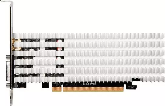 Видеокарта Gigabyte PCI-E GV-N1030SL-2GL nVidia GeForce GT 1030 2048Mb 64bit GDDR5 1227/6008/HDMIx1/HDCP Bulk low profile